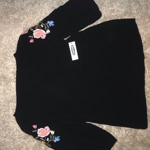 NWT Off the shoulder children’s blouse